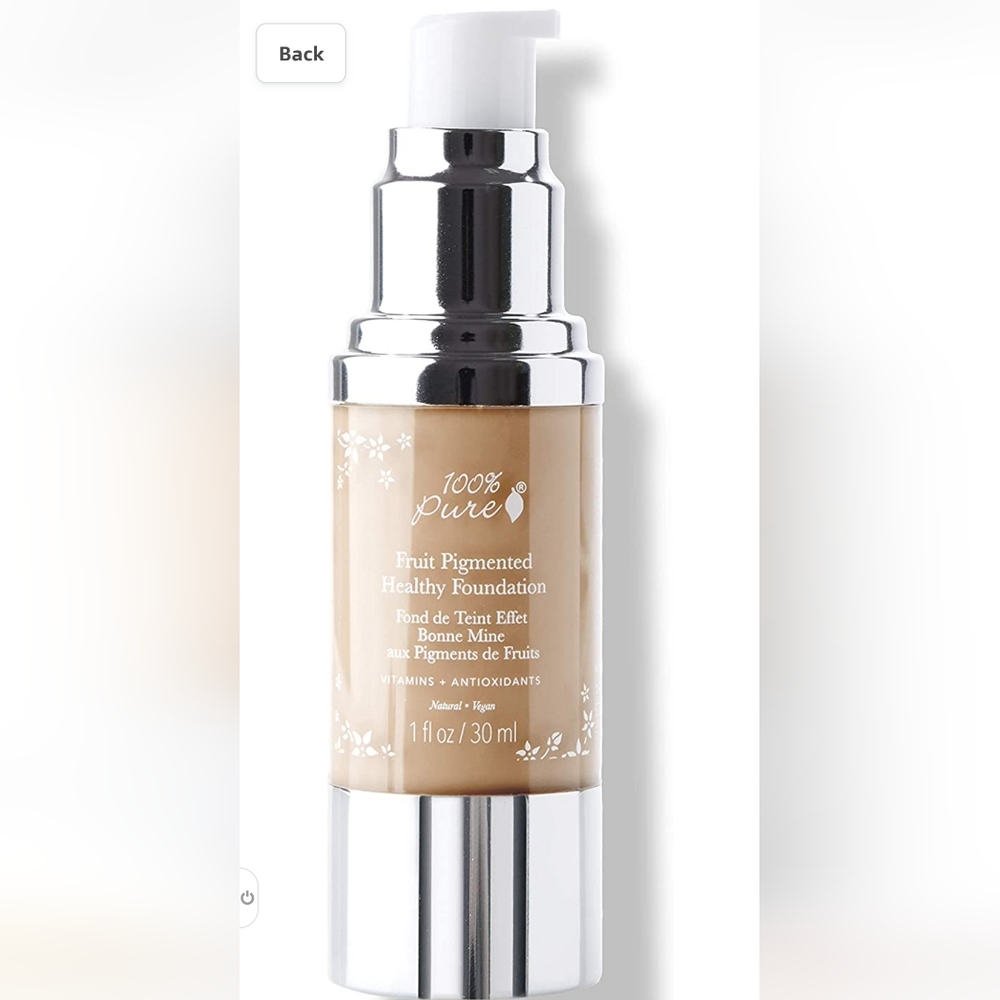 100% PURE- Fruit Pigmented® Healthy Foundation- peach bisque